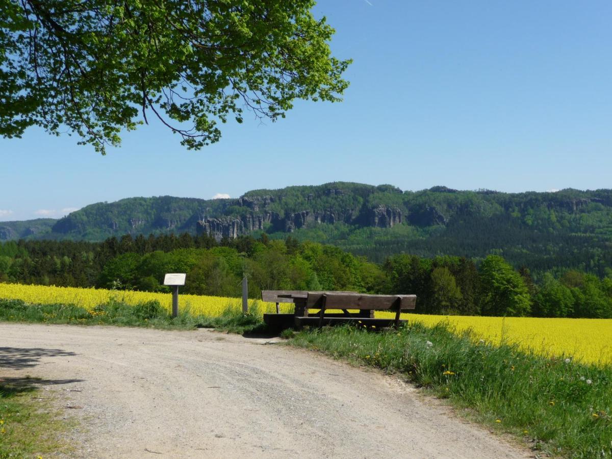 4-Bettzimmer Saechsische Schweiz Mittelndorf Exterior foto
