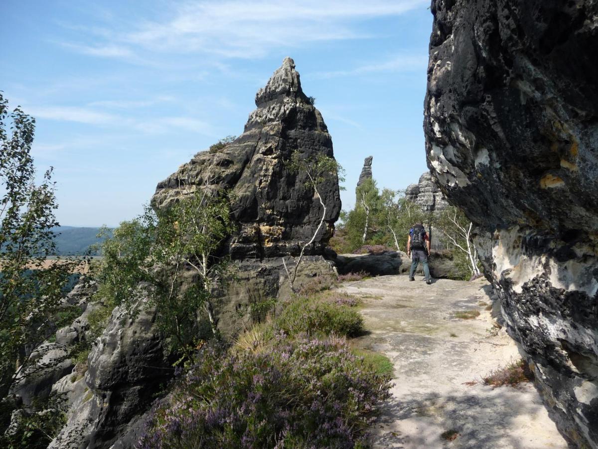 4-Bettzimmer Saechsische Schweiz Mittelndorf Exterior foto