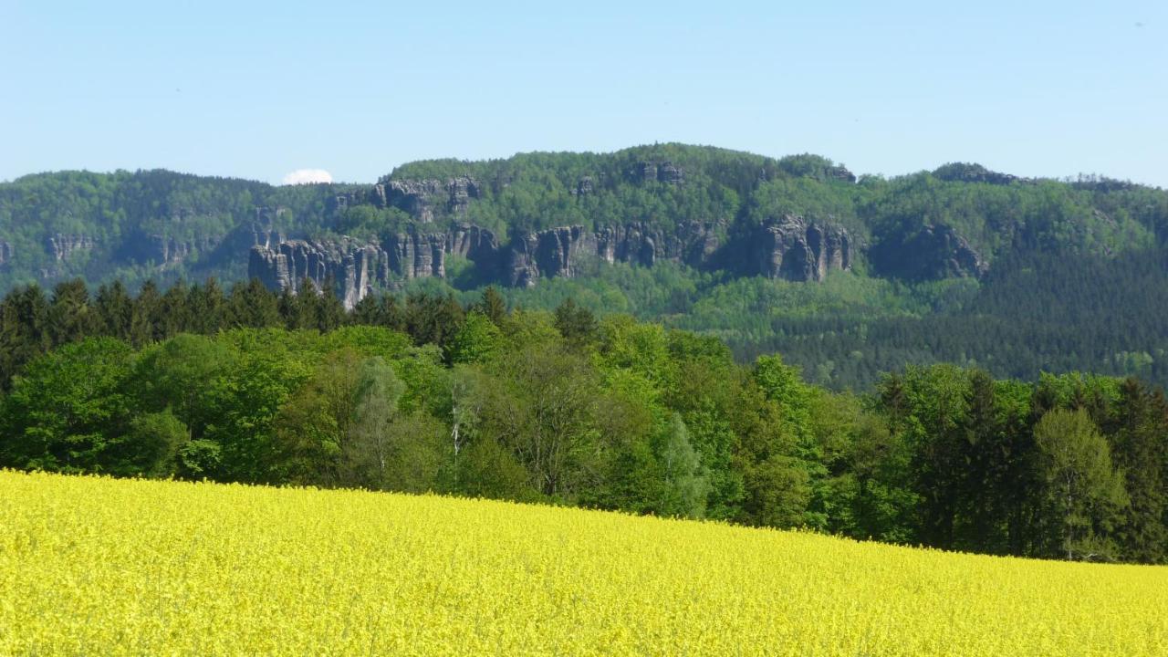 4-Bettzimmer Saechsische Schweiz Mittelndorf Exterior foto